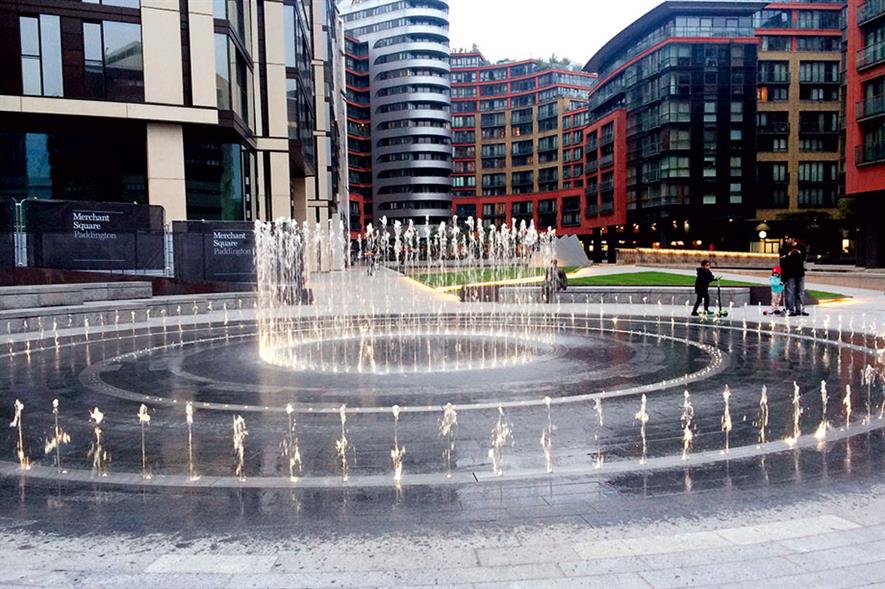 Grand Award: hard landscaping undertaken by Frosts Landscape Construction at 3 Merchant Square in London - image: BALI