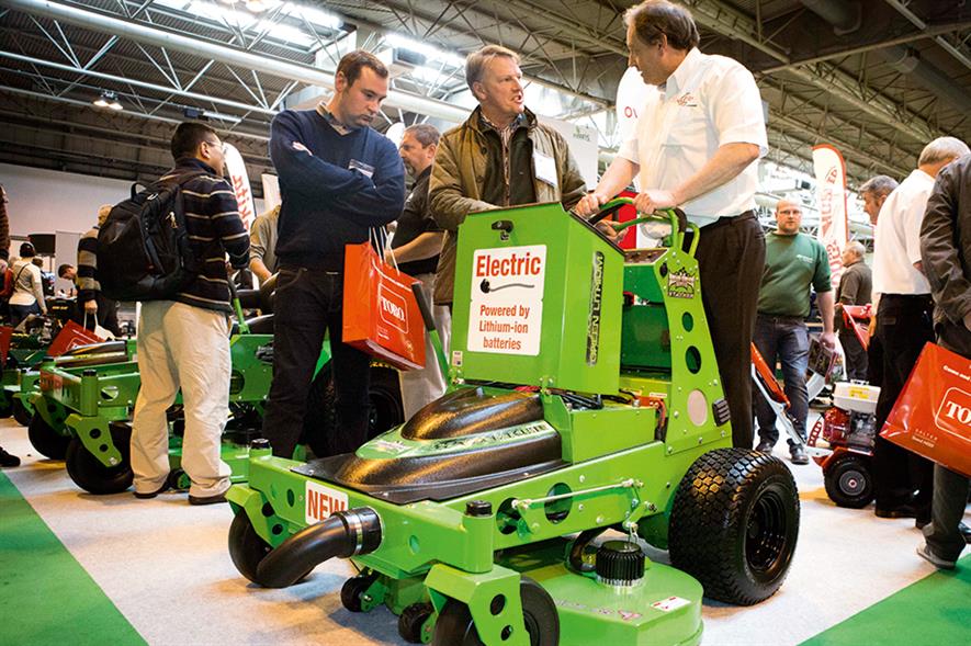 Mean Green Mowers: lithium-ion commercial zero-turn riding, walk-behind and stand-on machines from Overton - image: HW