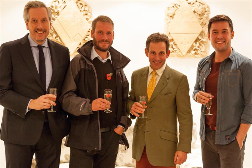 Ventnor Botanic Garden: Kidd (left) and Curtis (centre) working with James Wong (right) and Liz Earle