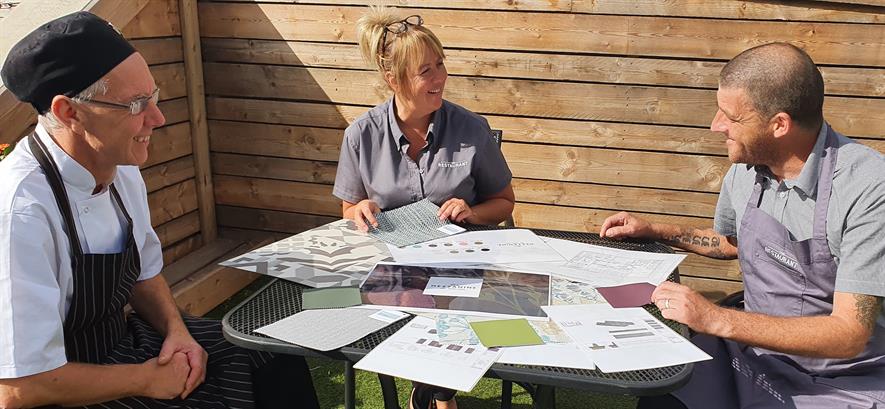 Tong's Ian Hoyle, Cath Westmoreland and John Igo