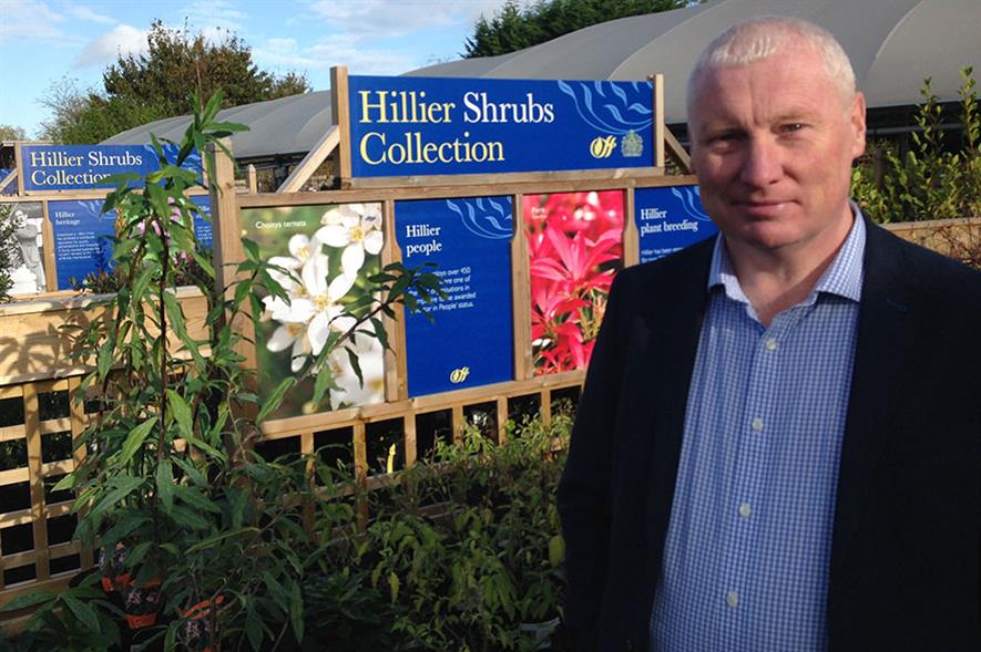 Francis: move to take Hillier Garden Centres online