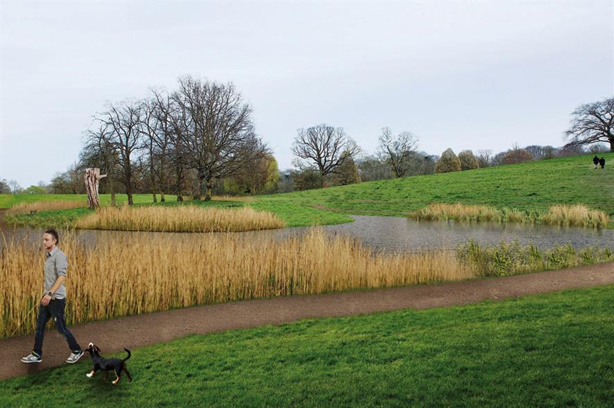 Model Boating Pond: City of London aiming to strengthen defences - image: City of London Corporation