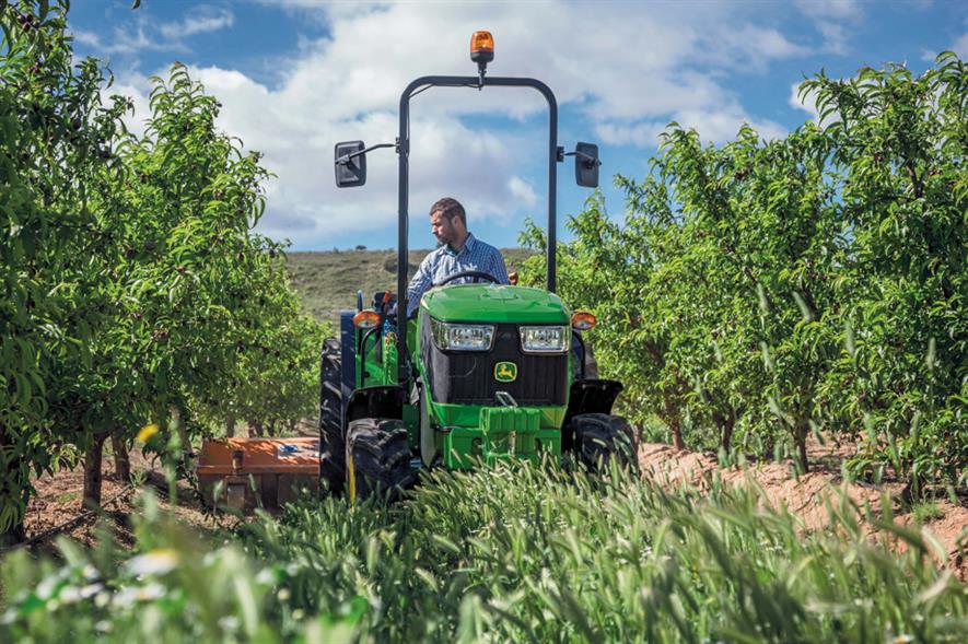 One of John Deere's latest 5G Series tractor - image: © Deere & Company
