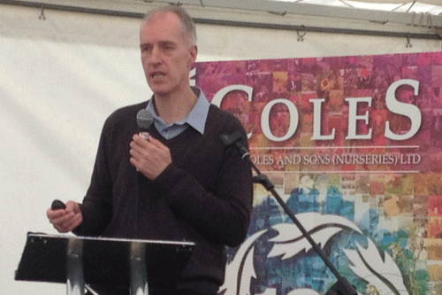 Shilton: software businessman spoke at Coles Centenary Open Day - image: HW
