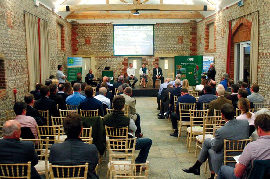 Plan to Grow: speakers and delegates attending recent conference organised by West Sussex Growers Association - image: HW