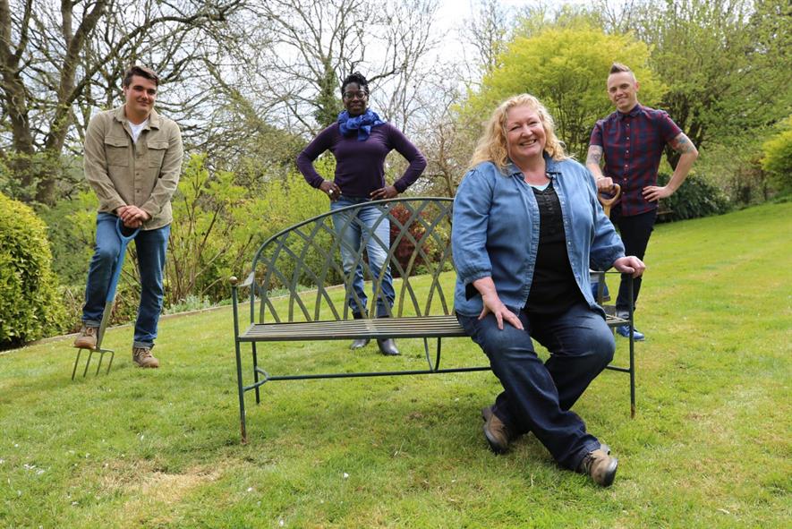 Chris Hull, Flo Headlam, Charlie Dimmock, Lee Burkhill