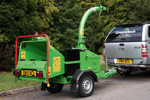 Arborist 130: 6in road-tow woodchipper powered by a 23hp Briggs & Stratton engine - image: Greenmech
