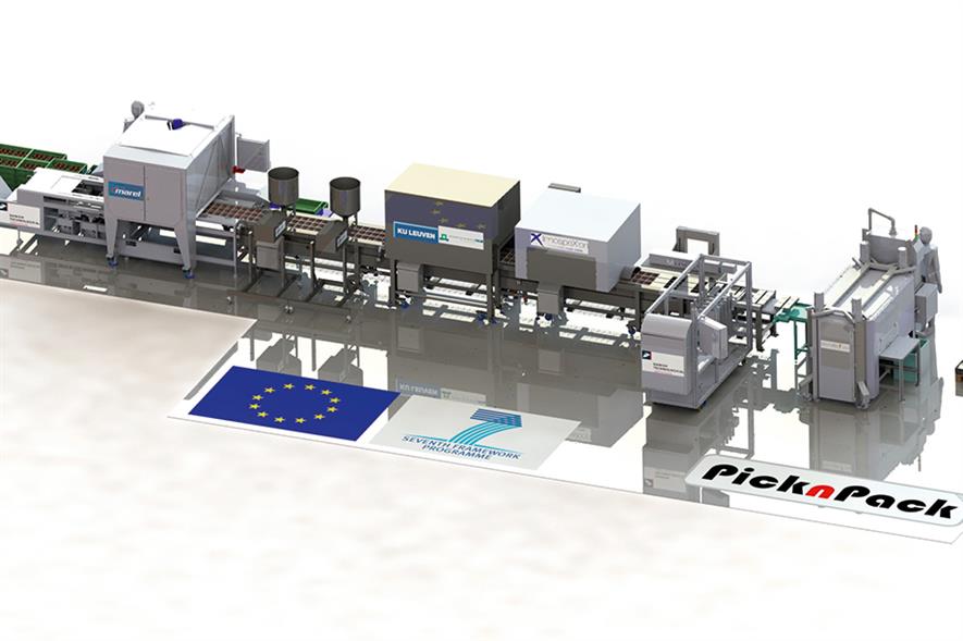 PicknPack: prototype packing line is capable of adapting to a wide range of fresh produce as well as other foods