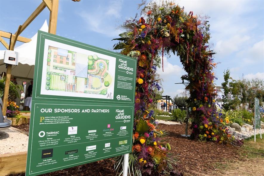 Thousands of visitors stopped by WCG’s show garden to take photos under its outstanding floral arch