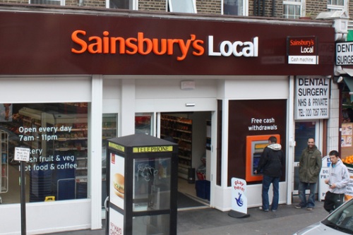 Sainsbury's convenience store - image:quitepeculiar