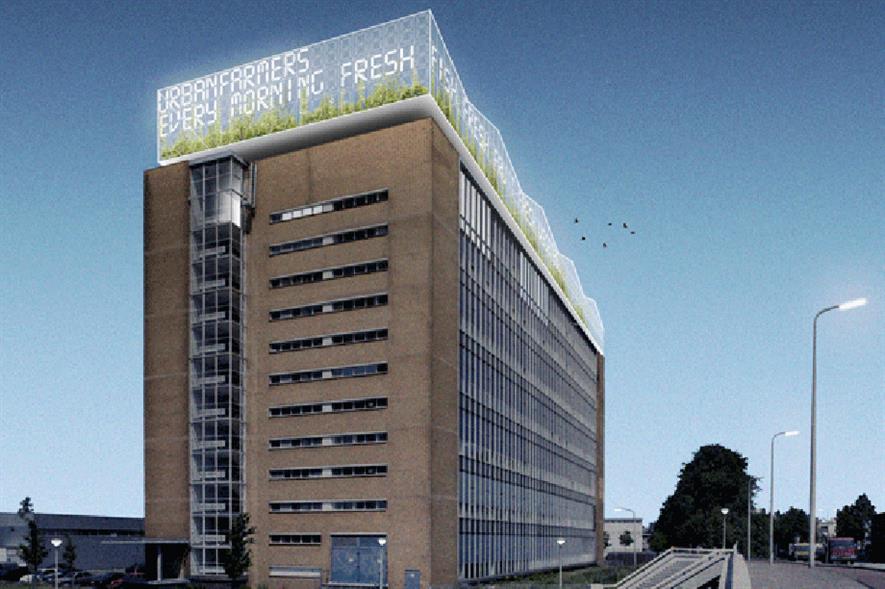 Factory: urban farming scheme - image: UrbanFarmers