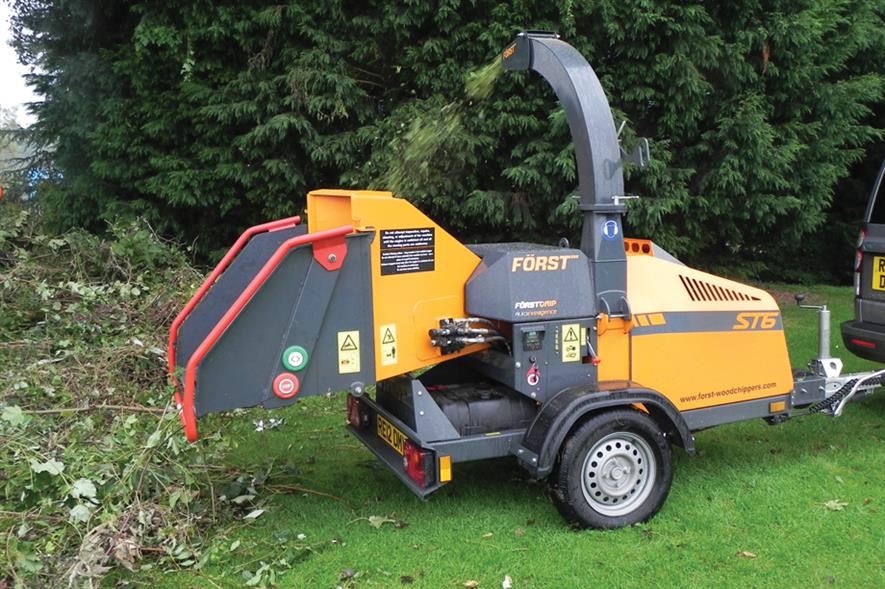 Woodchippers: ideal for clearing up after tree work and land-clearance operations