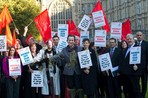 Rural workers plan to lobby MPs outside parliament - image: Unite