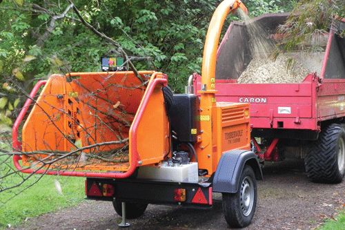 Woodchippers: capacity and power must be sufficient to cope with material generated - image: HW