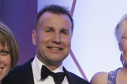 Planters Garden Centre director Gerald Ingram at the Garden Retail Awards 2009 - image: HW