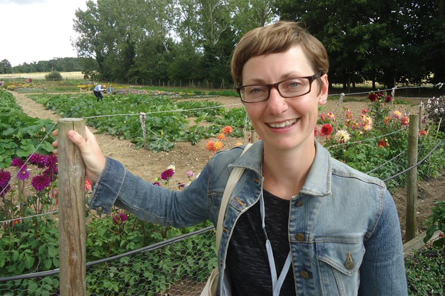 Samantha Jackson, trainee gardener, RHS Rosemoor - image: HW