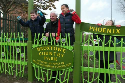 Broxtowe County Park redevelopment opens: image: Broxtowe County Park