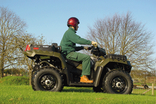 Polaris Sportsman 550 X2. Image: HW