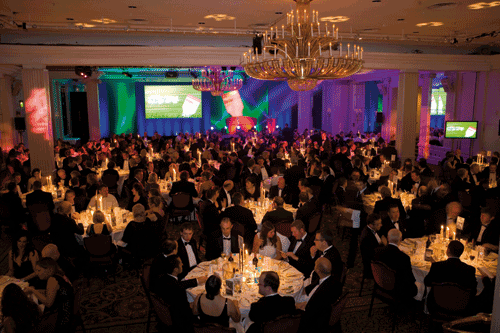 Garden centre industry figures gathered to celebrate winners' achievements at London's Grosvenor House - image: HW