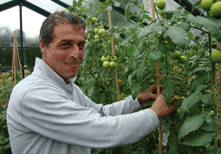 Mario De Pace, model vegetable garden horticulturist, RHS Wisley - image: HW