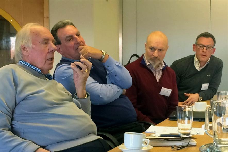 Bowen, Willey, Rose and Fedden advise growers at the AHDB Horticulture workshop - image:HW