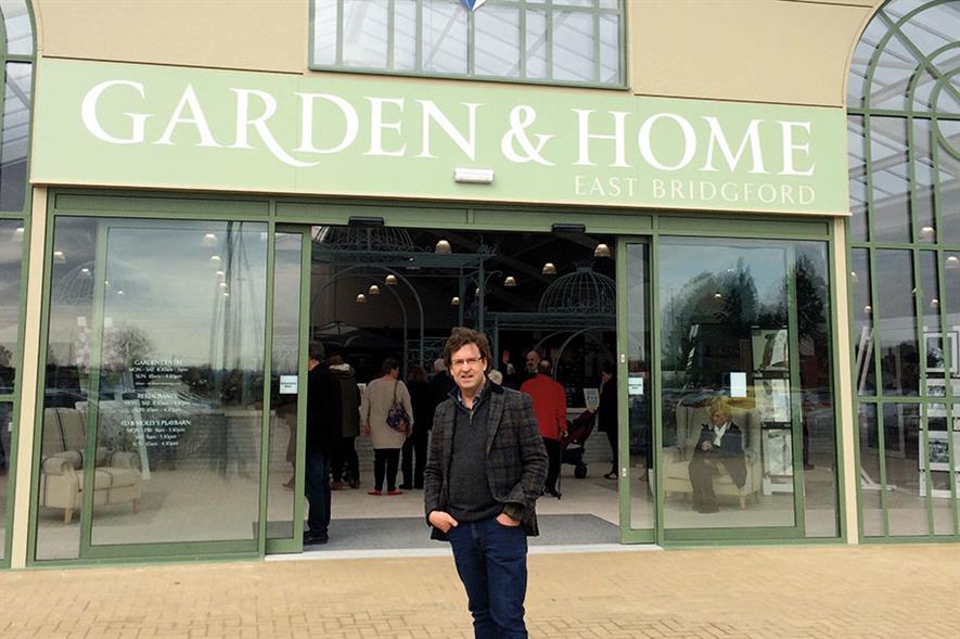 East Bridgford Garden & Home: managing director Alan Roper worked on shop fit - all images: HW