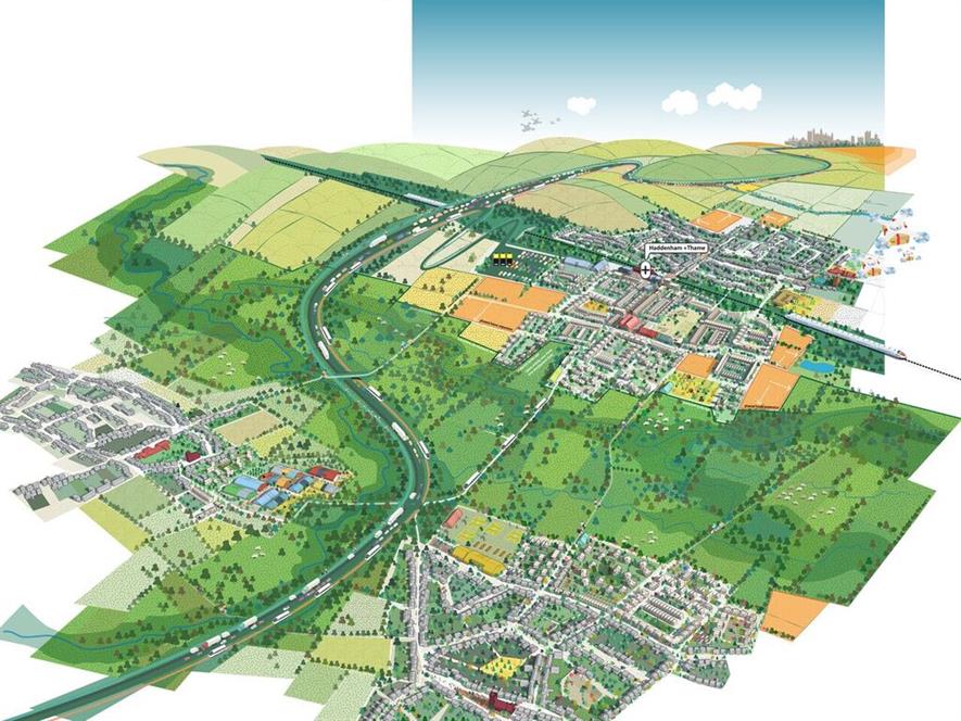 Visualisation of the 'archipeligo' concept. Image: Fletcher Preist Architects