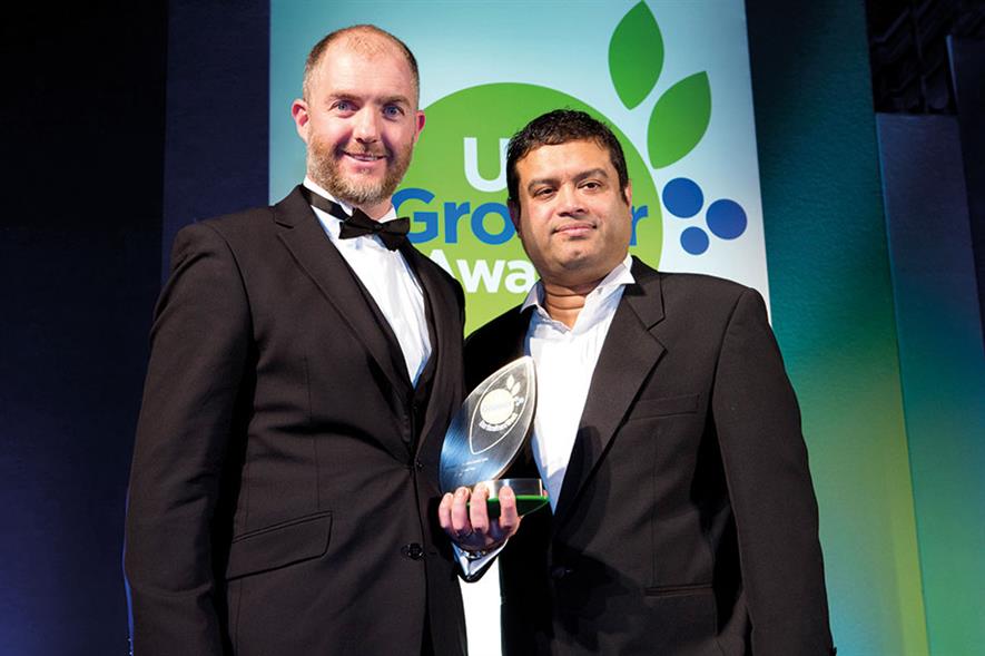 Specialist Ornamentals Grower of the Year - Winner M&R Morton for cut sweet peas