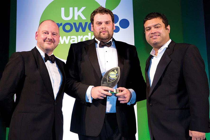 Young Grower of the Year Winner James Lacey, L&D Flowers HortWeek