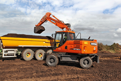 DX160W-3: updated excavator - image: Doosan