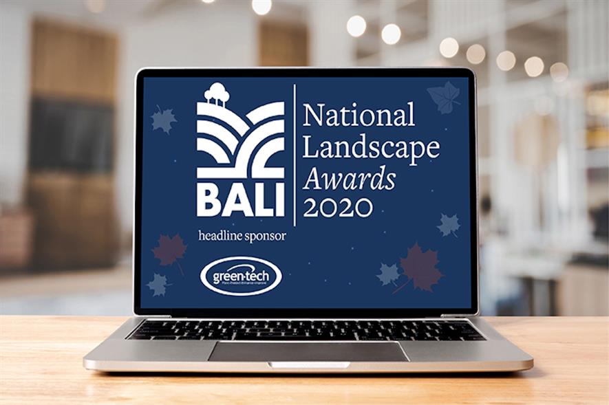 The BALI National Landscape Awards were held virtually for the first time in their history - credit: BALI