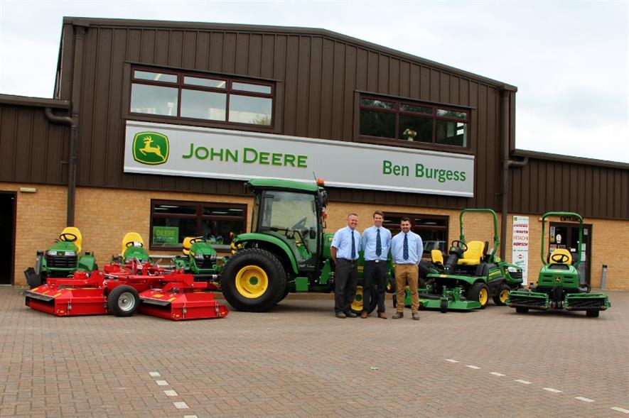 Ben Burgess expands turf sales area. Image: Supplied