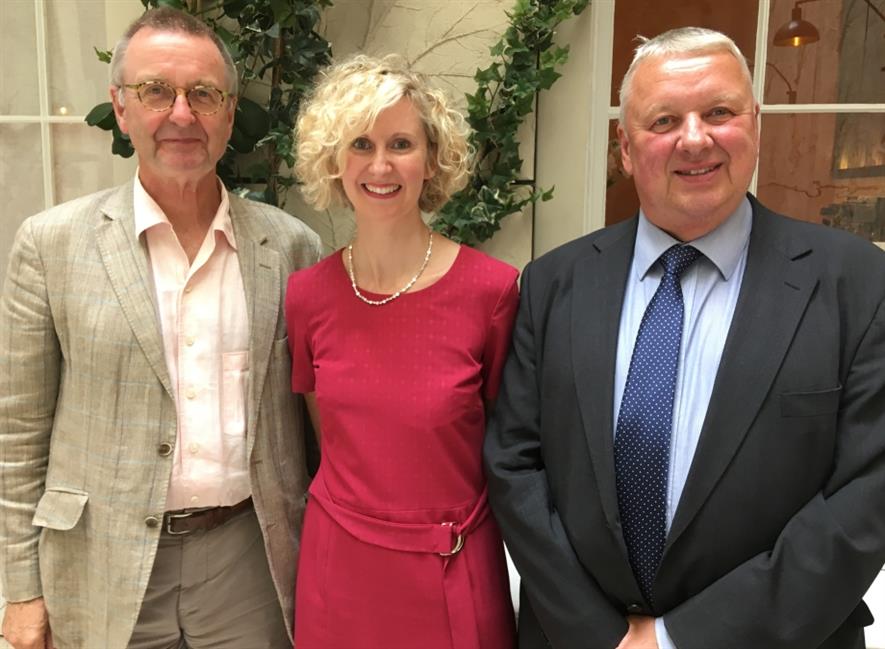 (l-r) Tim Lang, Emma Derbyshire and Nick Marston. Image: HW
