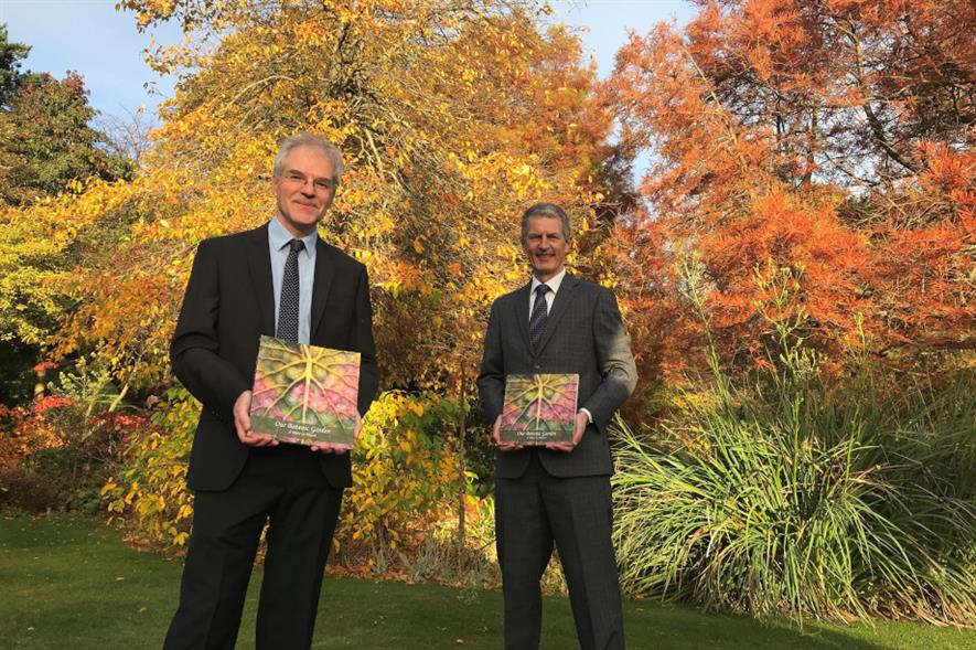 Friends of the (L-R) University Botanic Garden chair Dr Mark McGilchrist and University of Dundee interim principal professor David Maguire - credit: University of Dundee