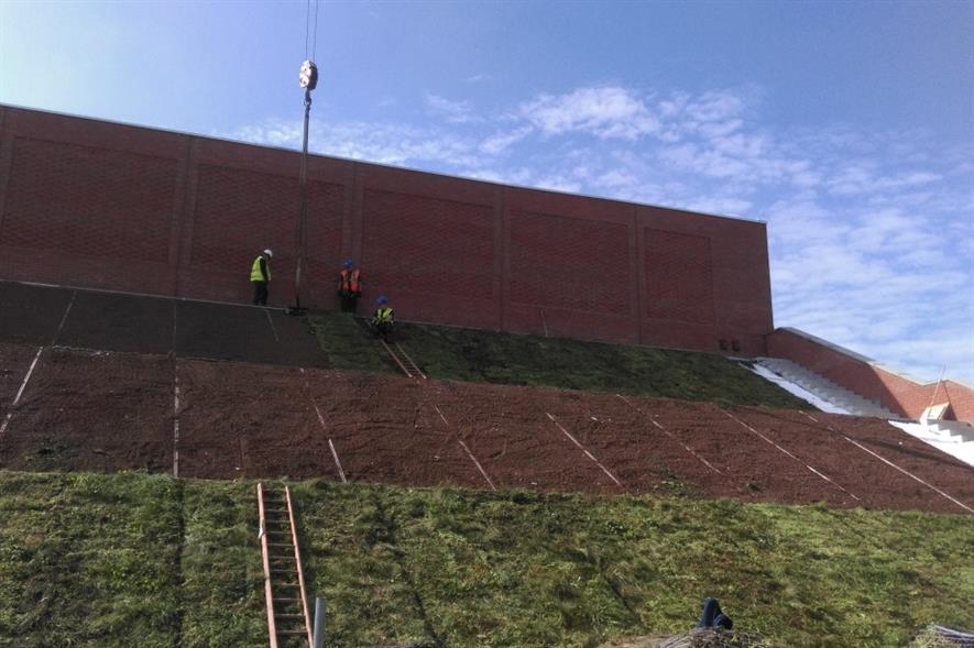 The 500 square metre green roof is comprised of 42 sections. Image: Bridgman and Bridgman
