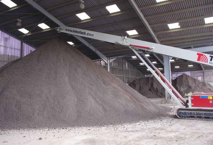 British Sugar TOPSOIL’s product storage facility at Bury St Edmunds, Suffolk