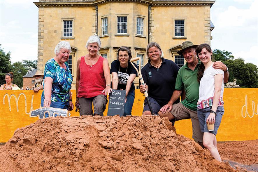(Left-to-right): Liz Turrell, Sue Coleman, Kathrin Böhm, Katherine Alker, Ted Rice and Kiki Claxton