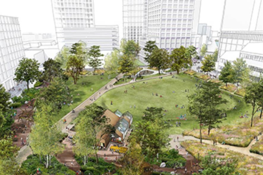 New park provides focus for community. Image: Townshend Landscape Architect