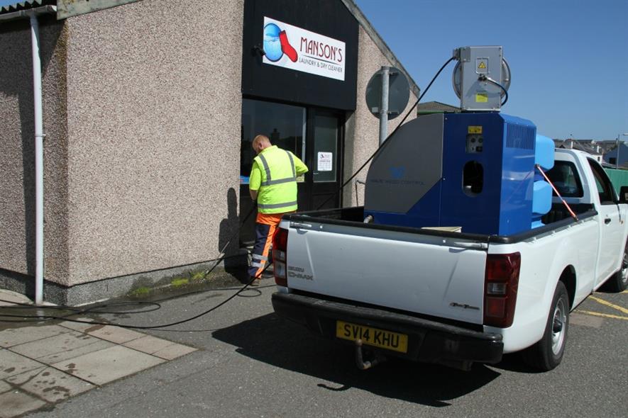 The Cardley-Wave system being used in the Shetland Islands. Credit: William Spence