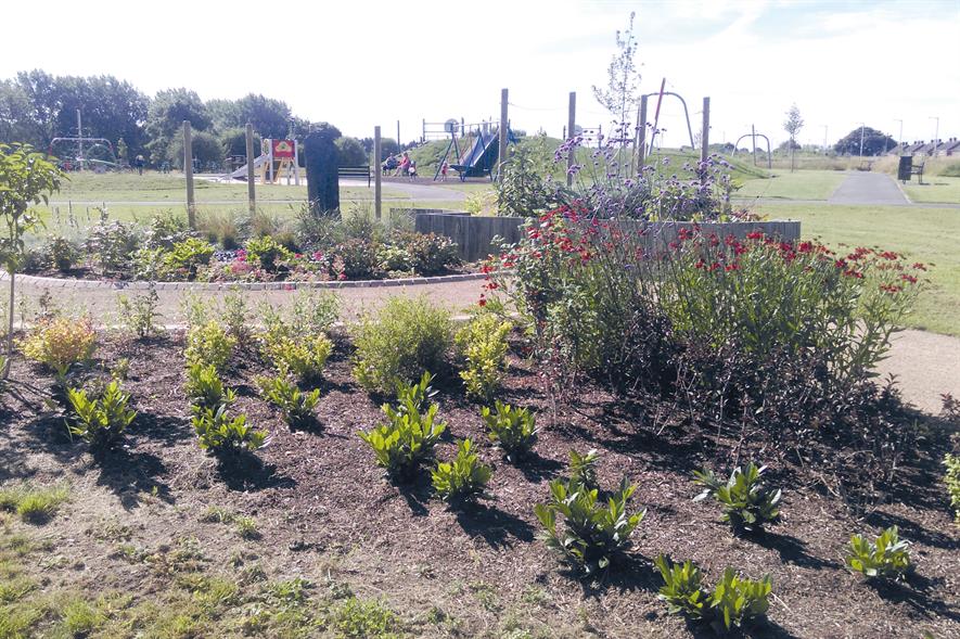 Centenary Park: new facility created from redundant allotment site in deprived area in Newbold-on-Avon, Rugby