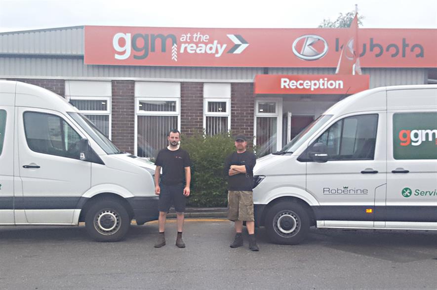 GGM's two new engineers at the Haydock depot - credit: GGM