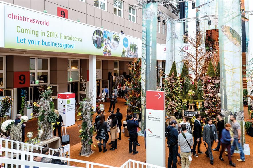 Floradecora given product hall at Christmasworld for first time