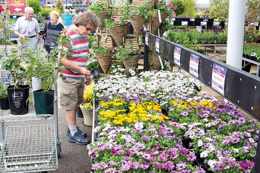 Shoppers: good early-season weather has helped many garden centres to increase sales compared with last year - image: HW