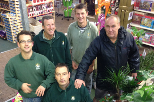 Sales team of the year - Sidmouth Garden centre - image: HW