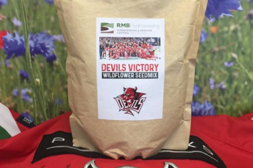 Devil's Victory is a mix of UK and Canadian natives. Image: RMB Hydroseeding