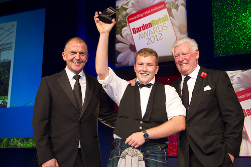 Westland Star of the Future: Matthew Lowe, Merryhatton Garden Centre (sponsor Westland), Garden Retail Awards 2012