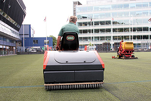 Maintenance: little-and-often programme advised for artificial surfaces Image: Technical Surfaces