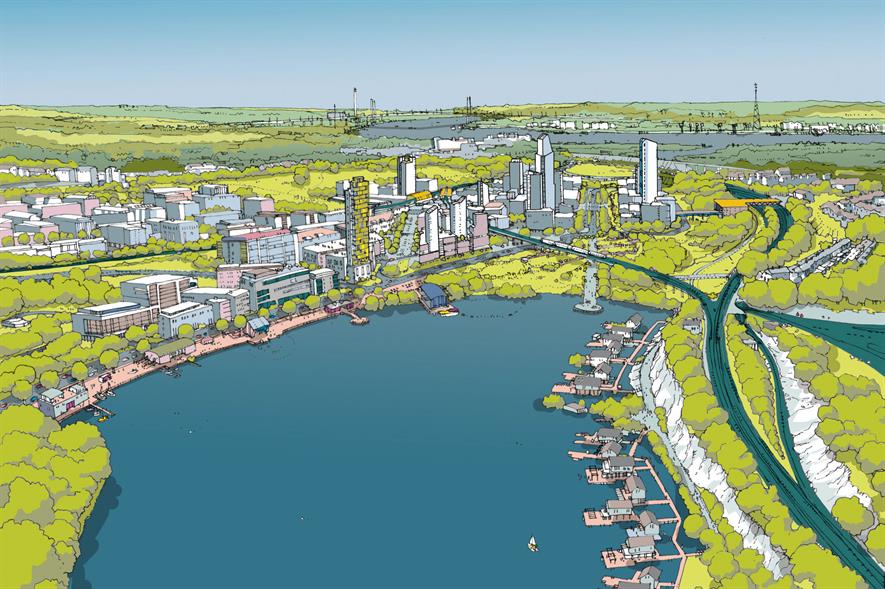Ebbsfleet: first new garden city in a century is still at the masterplanning stage with many details to be ironed out - image: Ebbsfleet Development Corporation