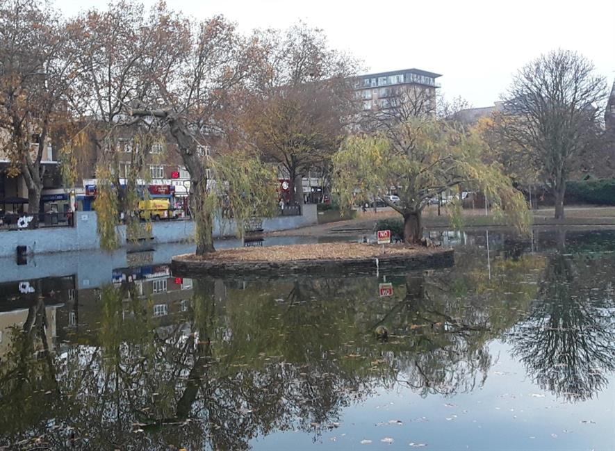 Feltham Pond after Maydencroft's initial work. Image: Maydencroft