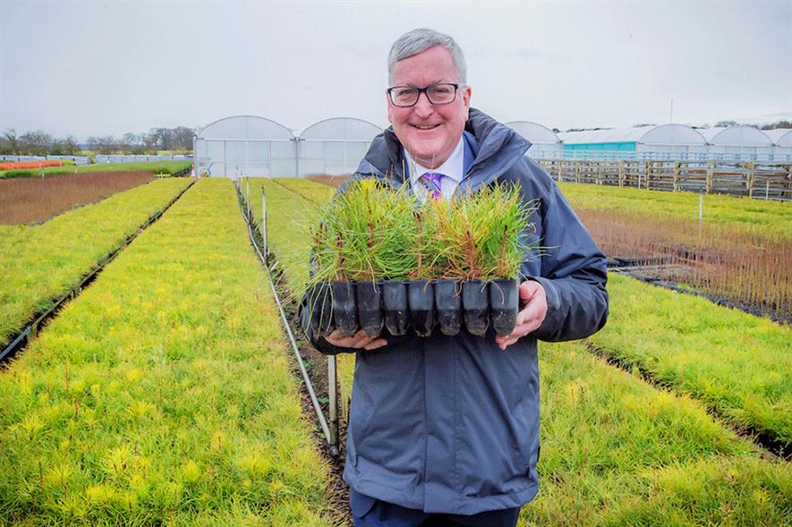 Fergus Ewing at Alba Trees - credit: Alba Trees